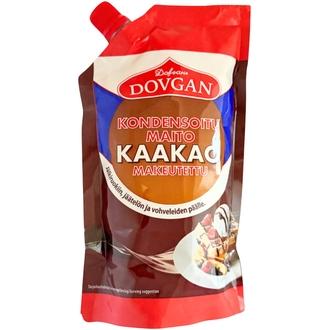 Dovgan Kondensoitu maito kaakaolla, makeutettu 300 g / 232 ml kalorit ja ravintosisältö