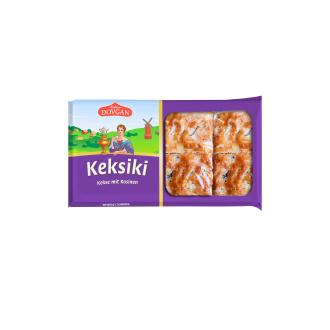Dovgan Keksiki rusinakeksit 177g kalorit ja ravintosisältö - 483 kcal