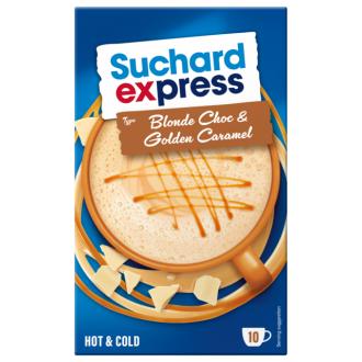 Suchard Express Blonde Choc-Golden Caramel juomajauhe 150g kalorit ja ravintosisältö - 394 kcal