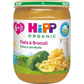 HiPP Luomu Pastaa & Parsakaalia 6kk 190g kalorit ja ravintosisältö