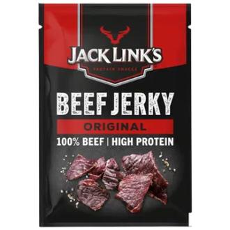 Jack Link's Beef Jerky Original, maustettuja ja kuivattuja naudanlihasuikaleita 60g kalorit ja ravintosisältö - 253 kcal