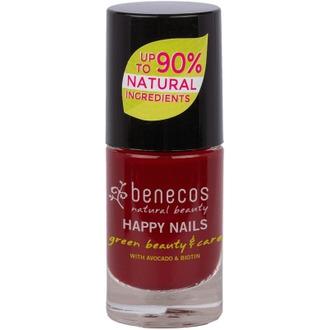 Benecos Happy Nails Nail Polish - Kynsilakka Cherry Red 5Ml