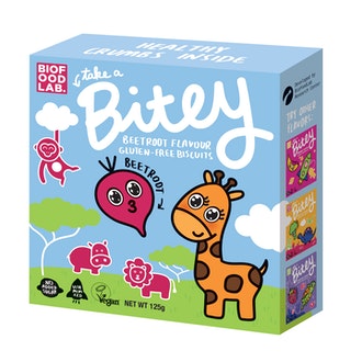 Bitey lastenkeksi 125g punajuuri gluteeniton kalorit ja ravintosisältö