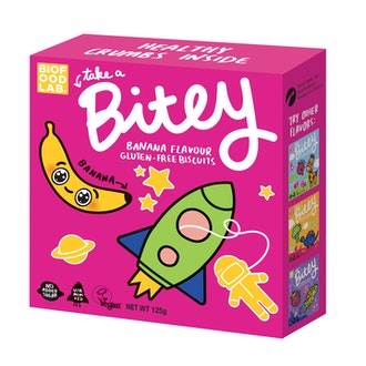 Bitey lastenkeksi 125g banaani gluteeniton kalorit ja ravintosisältö