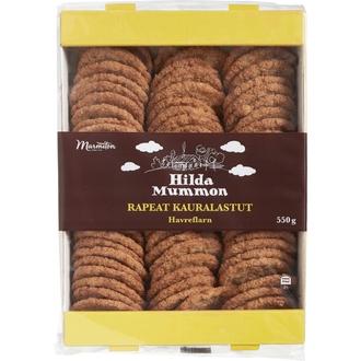 Hilda Mummon Rapeat kauralastut kalorit ja ravintosisältö - 495 kcal
