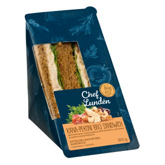 Chef Lunden kana-pekoni bbq sandwich 200g kalorit ja ravintosisältö - 303 kcal