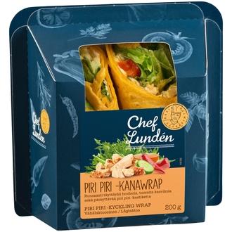 Chef Lundén Piri piri -kanawrap 200 g kalorit ja ravintosisältö