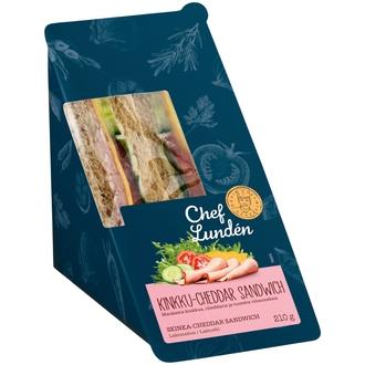 Chef Lunden Kinkku-cheddar sandwich 210g kalorit ja ravintosisältö