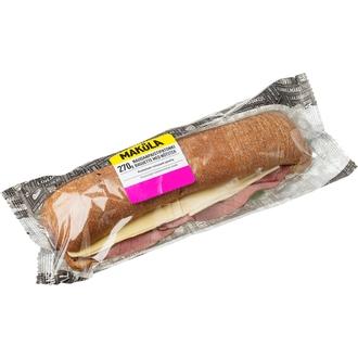 Makula NAUDANPAISTI-JUUSTO TUMMAPATONKI 270g kalorit ja ravintosisältö