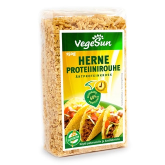 VegeSun herneproteiinirouhe 150g kalorit ja ravintosisältö