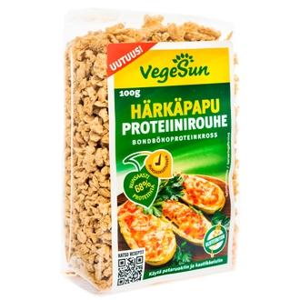 VegeSun Härkäpapuproteiinirouhe 100g kalorit ja ravintosisältö