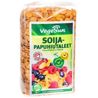 VegeSun soijapapuhiutaleet gluteeniton 350g kalorit ja ravintosisältö - 410 kcal