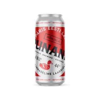 Põhjala Punane Laager olut 4,9% 0,44l kalorit ja ravintosisältö - 0 kcal