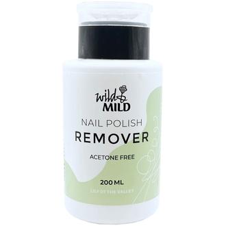 Wild&Mild 200Ml Pump Acetone Free Kynsilakanpoistoaine
