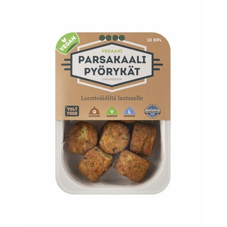 Sakesushi vegaaniset parsakaalipyörykät 220g kalorit ja ravintosisältö - 179 kcal