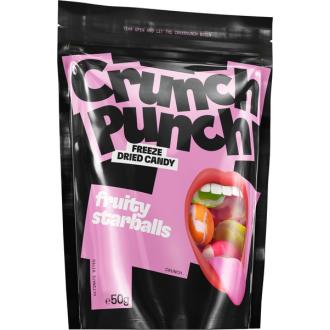 Crunch Punch Fruity Starballs makeissekoitus 50g kalorit ja ravintosisältö - 416 kcal
