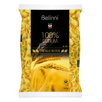 Belinni Conchiglie Rustiche 500g kalorit ja ravintosisältö - 358 kcal