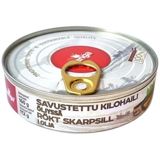 Savustettu kilohaili öljyssä 160/112g kalorit ja ravintosisältö