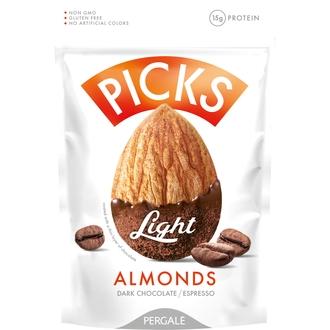 Pergare Almonds With Dark Chocolate And Coffee 90 G kalorit ja ravintosisältö - 582 kcal