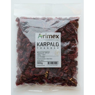 Arimex Karpalo 300g kalorit ja ravintosisältö - 348 kcal