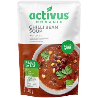 ACTIVUS luomu chilipapukeitto 400g kalorit ja ravintosisältö