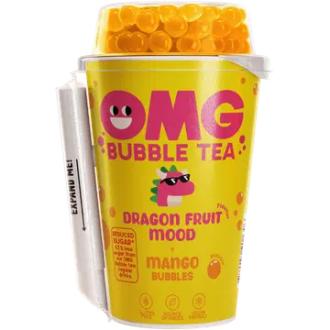 OMG Bubble Tea kuplatee lohikäärmehedelmä ja mango 0,265 ml kalorit ja ravintosisältö - 22 kcal