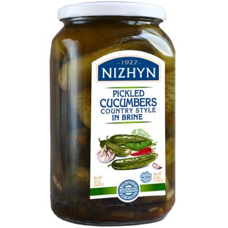 Nizhyn Suolakurkku maalaistapaan 920g/552g kalorit ja ravintosisältö - 7 kcal