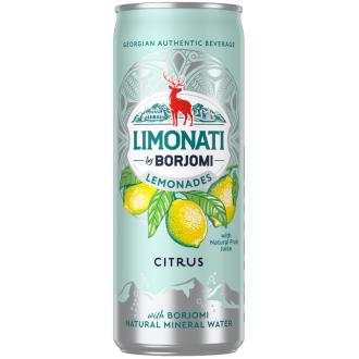 Borjomi Limonati Sitruuna virvoitusjuoma 0,33l kalorit ja ravintosisältö - 40 kcal
