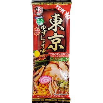 Sahi Trading Itsuki Tokyo Yuzushoyu Ramen nuudeli 172g 2 annosta kalorit ja ravintosisältö - 332 kcal