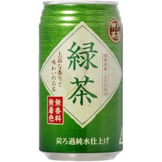 Kobe Sabo vihreä tee juoma 340g kalorit ja ravintosisältö