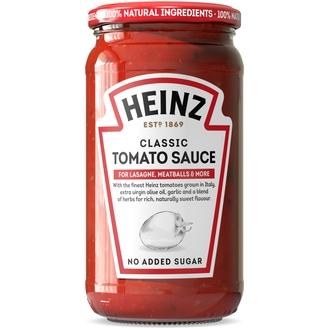 Heinz Tomaattikastike lasagnelle 490g kalorit ja ravintosisältö