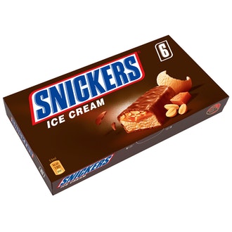 Snickers jäätelö 6-pack 6x48g kalorit ja ravintosisältö