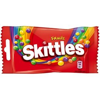 Skittles Fruits 38g kalorit ja ravintosisältö