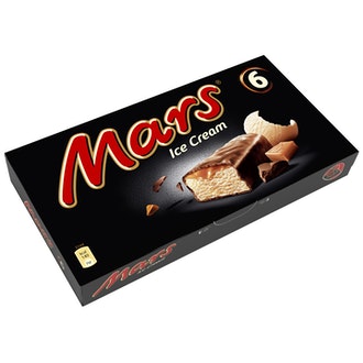 Mars jäätelö 6-pack 6x41,8g kalorit ja ravintosisältö