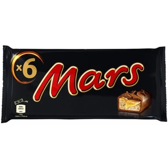 Mars suklaapatukka 6x45g kalorit ja ravintosisältö