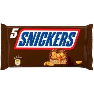 Snickers suklaapatukka monipakkaus 5x50g kalorit ja ravintosisältö
