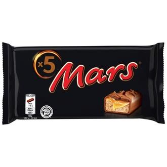 Mars suklaapatukka monipakkaus 5x45g kalorit ja ravintosisältö - 450 kcal