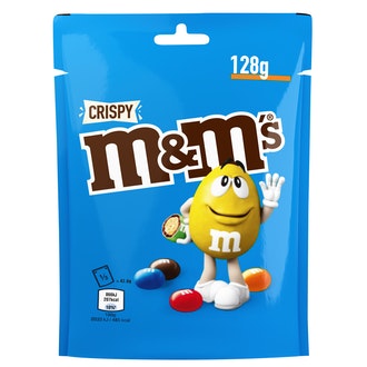 M&M'S 128g Crispy Choco QPA kalorit ja ravintosisältö