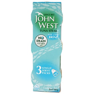 John West Tonnikalafilepala vedessä 3x60g kalorit ja ravintosisältö
