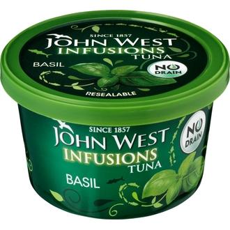 John West Infusions valutettu tonnikala Basilika 80g kalorit ja ravintosisältö
