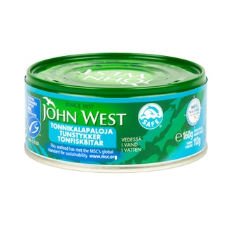 John West tonnikalapalat vedessä 160g/112g MSC kalorit ja ravintosisältö