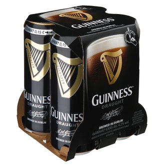 Guinness Draught Stout olut 4,2% 0,44l 4-pack kalorit ja ravintosisältö