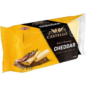 Castello Cheddar 500 g kalorit ja ravintosisältö - 416 kcal