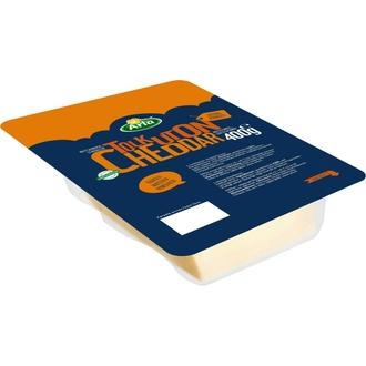 Arla Tolkuttomat Juustot Tolkuton Cheddar viipale 400 g kalorit ja ravintosisältö