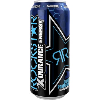 Rockstar Energy Drink Xdurance 0,5l kalorit ja ravintosisältö