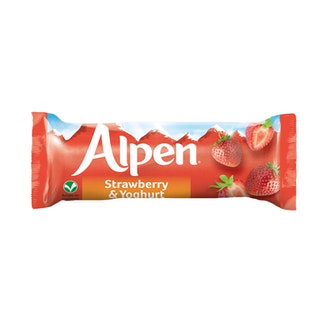 Alpen välipalapatukka 29g strawberry & yoghurt kalorit ja ravintosisältö