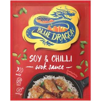 Blue Dragon Soija & Chili wok-kastike 120g kalorit ja ravintosisältö - 77 kcal