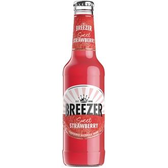 Breezer Strawberry juomasekoitus 27,5 cl lasiplo 4 % kalorit ja ravintosisältö