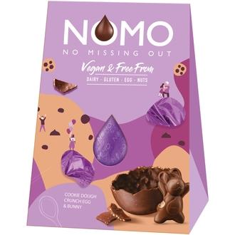 Kinnerton NOMO Vegan & Free From Cookie Dough Pääsiäismuna 160g kalorit ja ravintosisältö - 541 kcal