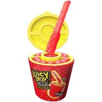 Bazooka Juicy Drop Gummy Dipperz Karkkitikku kirpeällä geelillä 96g kalorit ja ravintosisältö - 357 kcal